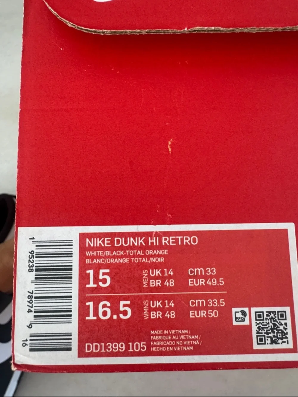 NIKE DUNK HI RETRO - Picture 6 of 7